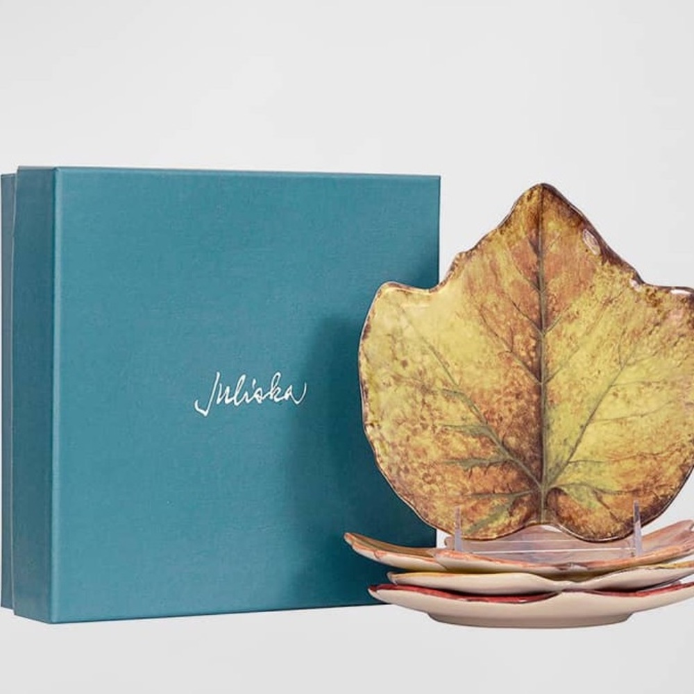 Juliska Forest Walk Leaf Plate Assorted